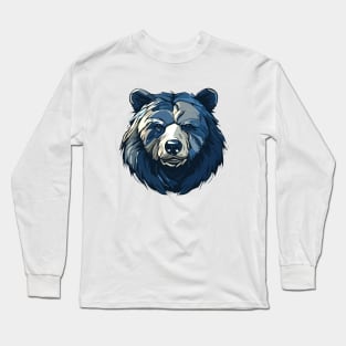 Grizzly Bear Animal Freedom World Wildlife Wonder Vector Graphic Long Sleeve T-Shirt